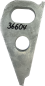 Preview: 36604 Zurring, klappbar, verzinkt, 120 mm